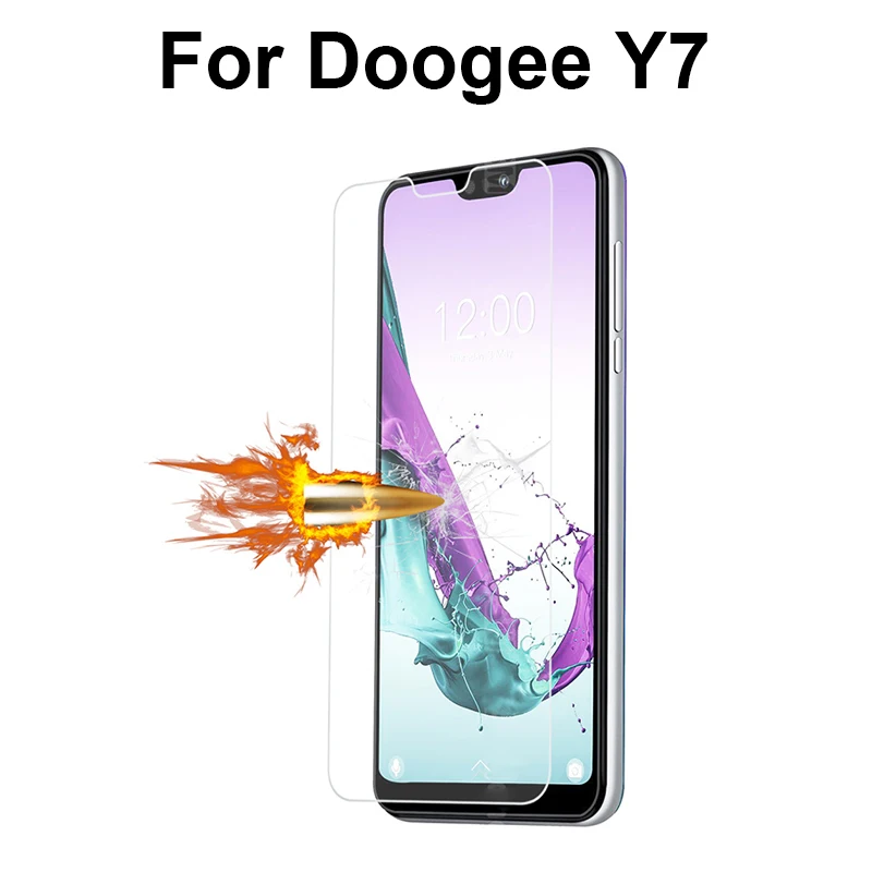 Защитное стекло Doogee Y7 Y 7 закаленное 9H 2.5D мобильный телефон Передняя пленка для