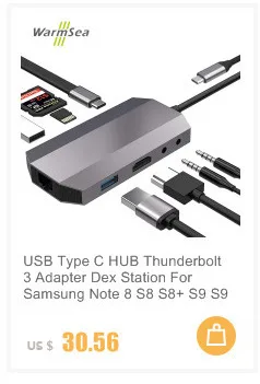 Концентратор USB Type C до 4K HDMI для samsung S8 S9 Note 8 Dex режим Thunderbolt 3 адаптер USB-C док-станция с PD SD/TF карты для Macbook Pro