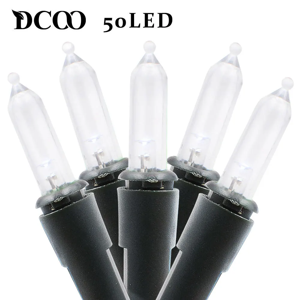 

Dcoo M5 Solar String Lights 50 LED Colorfull Clear Mini Fairy Christmas Outdoor Solar String Outdoor Lighting Wedding Decoration