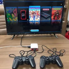 2 компл./лот супер ТВ игровых приставок, 16000 в 1 с двумя USB джойстика HDMI выход, аркадная игра для всей семьи playstation для детей