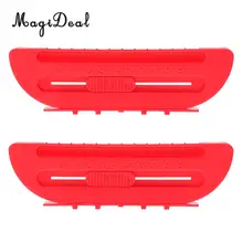 MagiDeal 2 шт. 2-в-1 для аэрохоккея аксессуары цель для мячей фиксаторы уход за кожей лица маска оценка счетчики Контролера красный