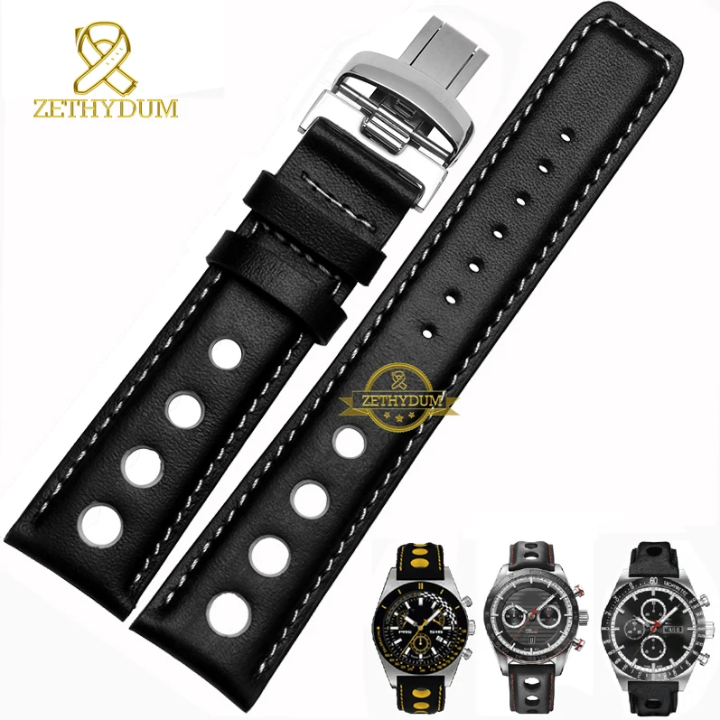 Ремешок из натуральной кожи для часов tissot ремешок наручных мужской кожаный
