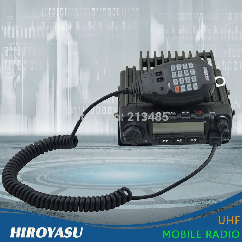 HIROYASU MH-370U UHF 400-490 MHz 45 ватт 200 каналов мобильное Радио Автомобильная радиостанция