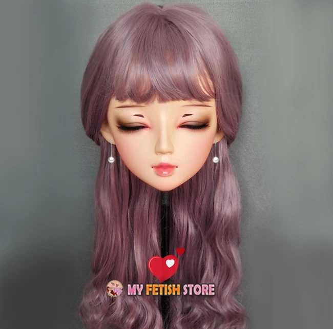(Милая девушка милая девочка каучуковые полуголовы кигуруми BJD глаза кросс