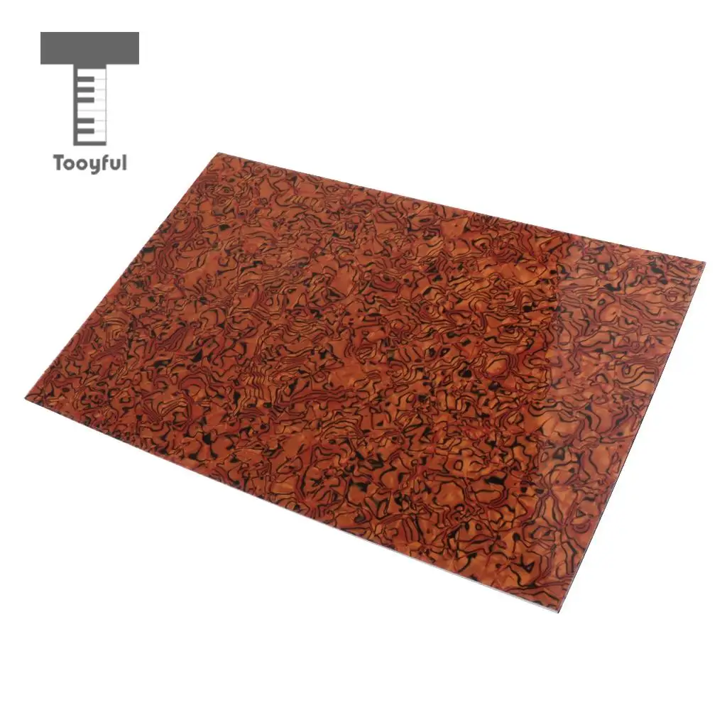 Tooyful Durable 4ply Plastic Guitars Bass Pickguard Material Scratch Plate Blank Sheet DIY Musical Instrument Accessory