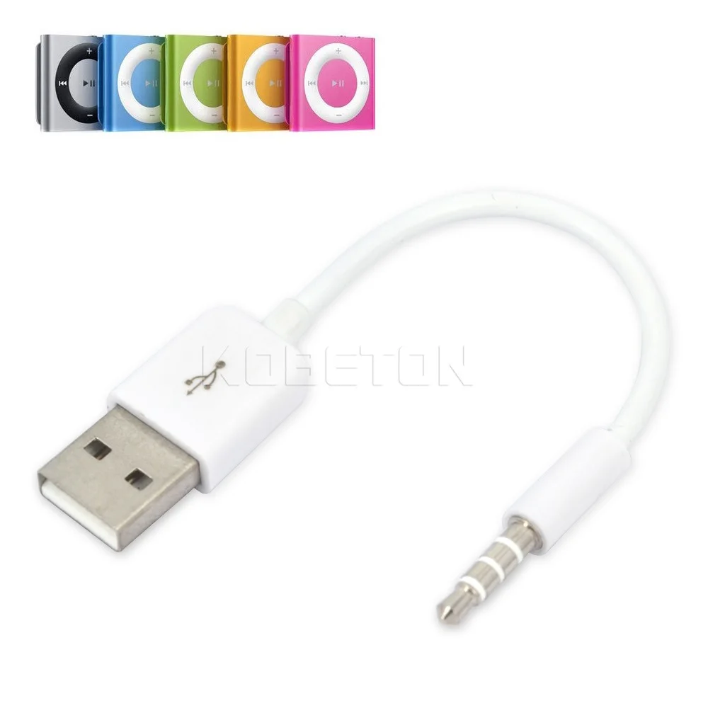 3 5mm Jack Plug USB 2 0 Charger Data Transfer Cable M To M Audio 