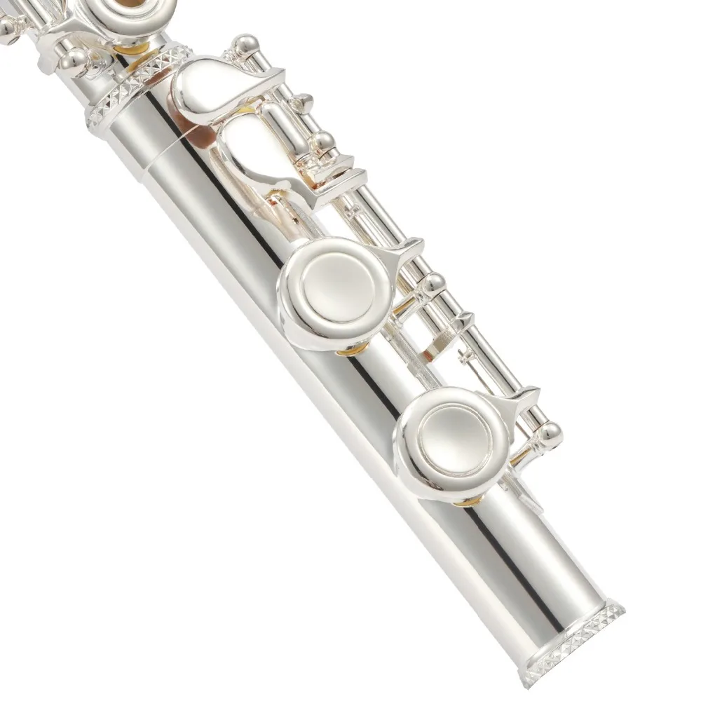 Skup Eastar EFL 2 otwarty zamknięty otwór C flety 16 klawiszy posrebrzany flet zestaw Instrument muzyczny z fletem etui z podstawką urządzenia do oczyszczania