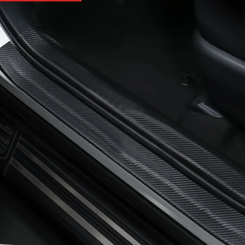 

lsrtw2017 carbon fiber leather car door sill threshold for lexus nx200 nx300h nx300 nx200t 2015 2016 2017 2018