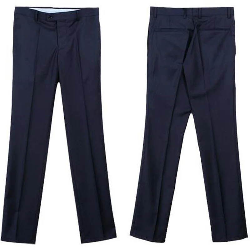 New Fashion Dress Pants Male Slim Fit Business Suit Pants Mens Formal Pantalon Engagement Wedding Suit Pants Popular