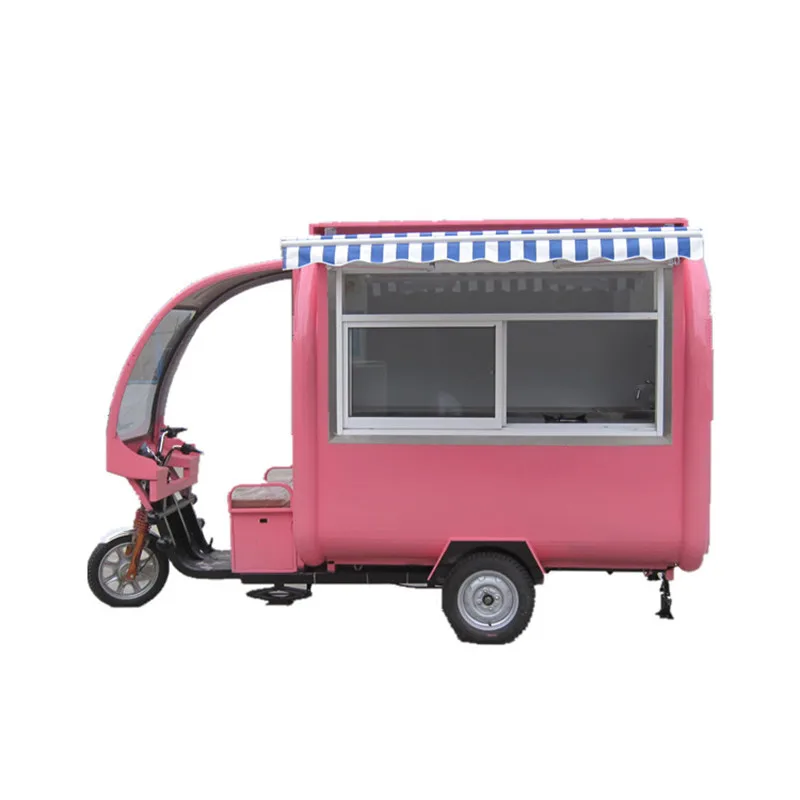 Electric food cart electric fast food cart ice cream vending trailer