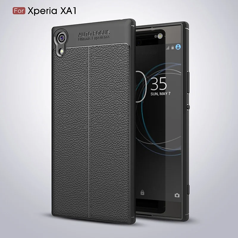 Litchi silicone case sony xperia xa1 (16)