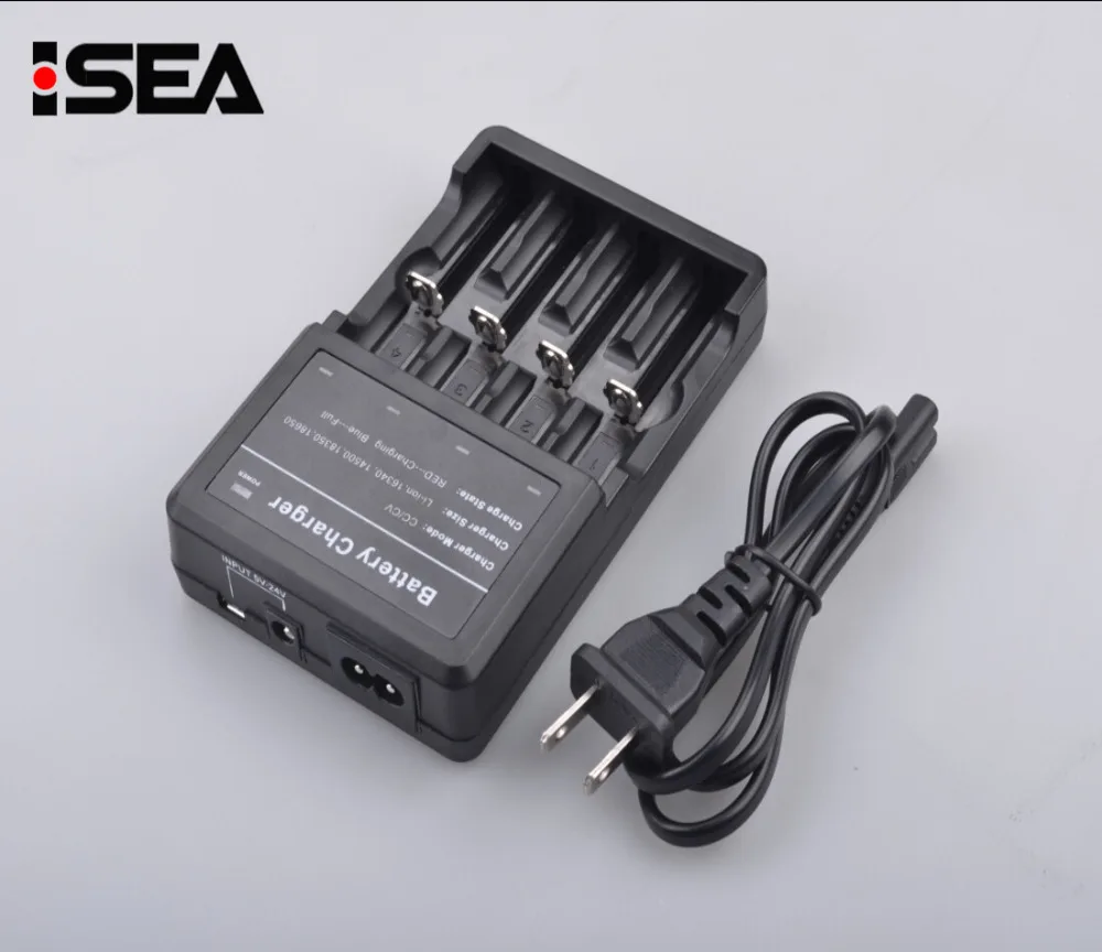 

4 Slots Intelligent Battery Smart Charger For Electronic Cigarette Charger Micro USB Li-ion 18650/18350/16340 Battery Charger