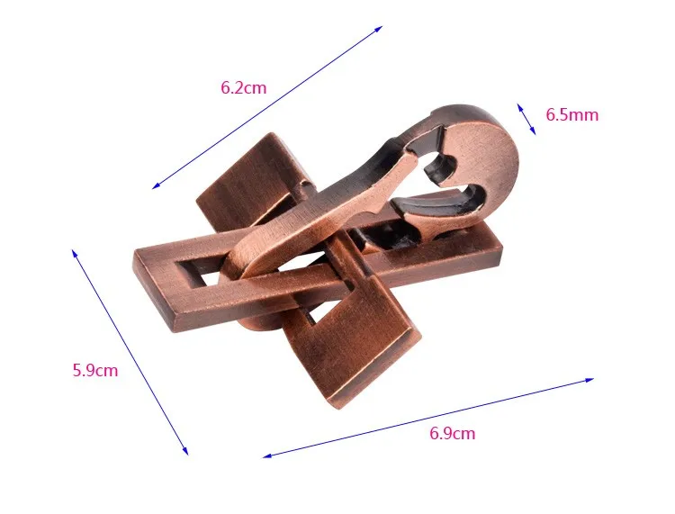 Металлические головоломки игры классические цинковые сплав головоломка для развития интеллекта для детей и взрослых