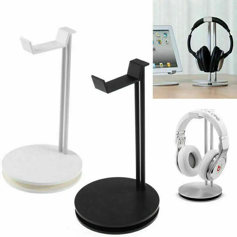 

None Aluminum Earphone Hanger Headset Holder Headphone Bracket Desk Display Stand