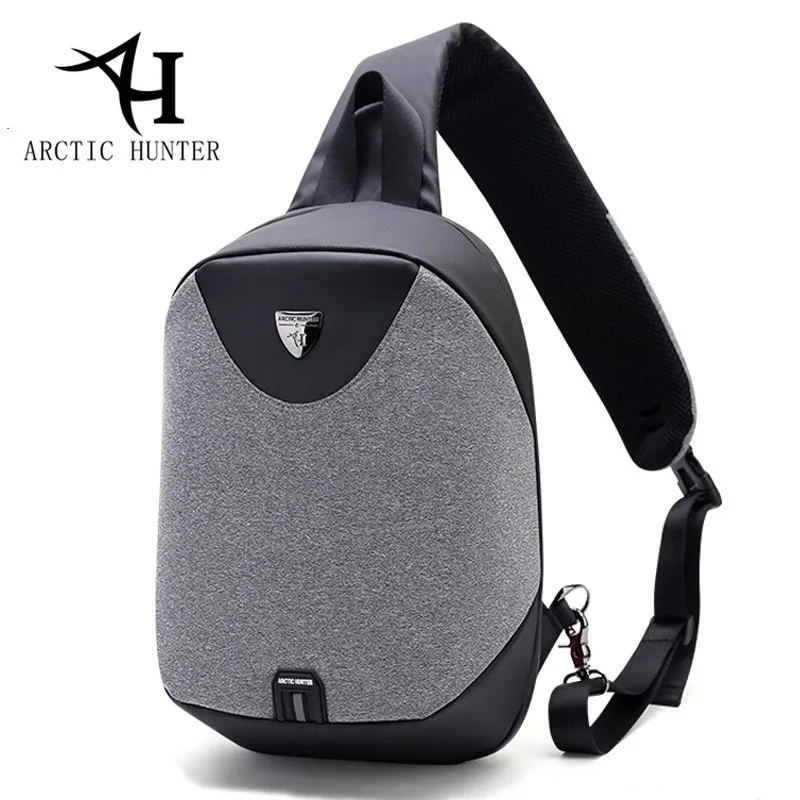 

ARCTIC HUNTER 2018 new Large Capacity Chest Pack Messenger Bags Men's School Bag Modern Shoulder Bag Unisex Crossbody Bag