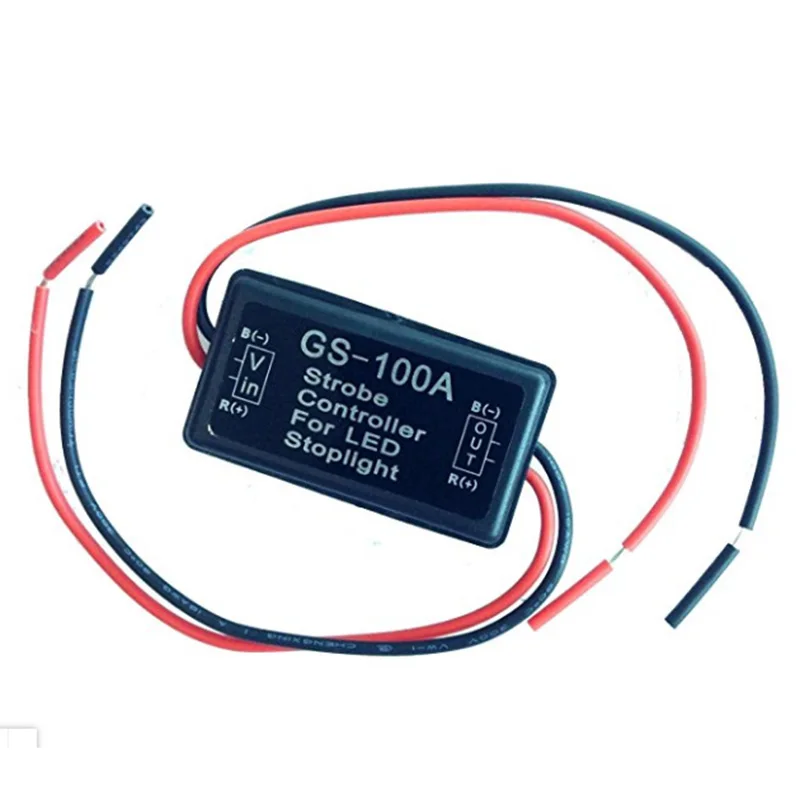 

12V-24V Car Strobe Controller Brake Light Flasher Module for LED Brake Stop Light Lamp Tail Stop Accessories