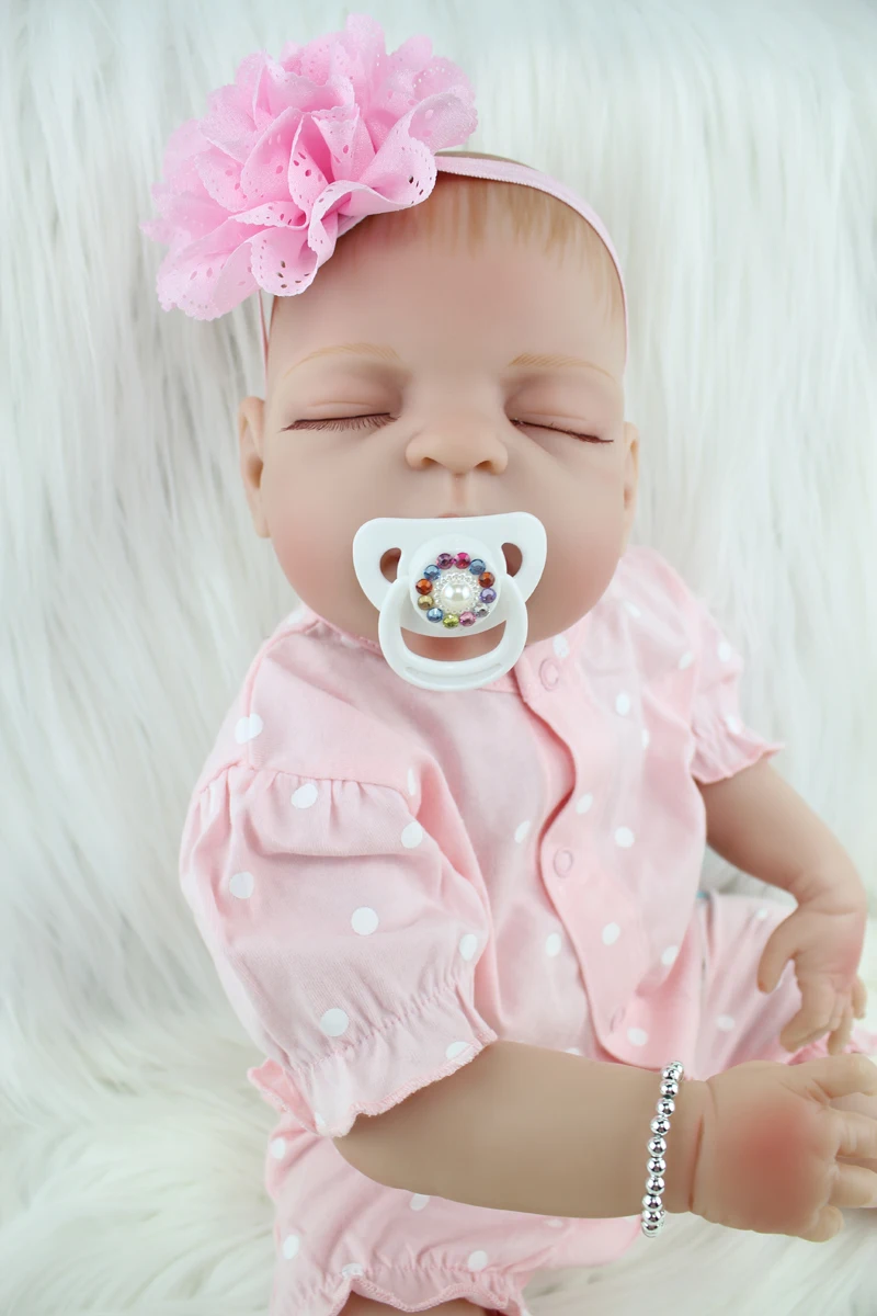 55 см полностью силиконовая кукла для новорожденных, Реалистичная кукла для новорожденных девочек, куклы для детей, подарок на день рождения для девочек, Brinquedos