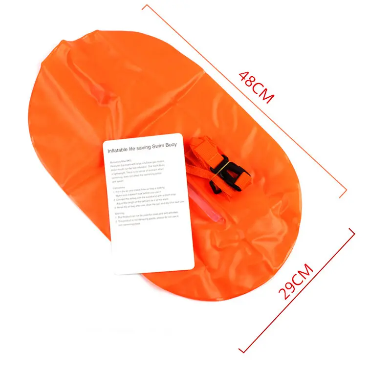 Swim Buoy Swim Safety Float Drybag for Open Water Swimmers Triathletes Kayaker Snorkelers waterproof bag dry bag swimming buoy