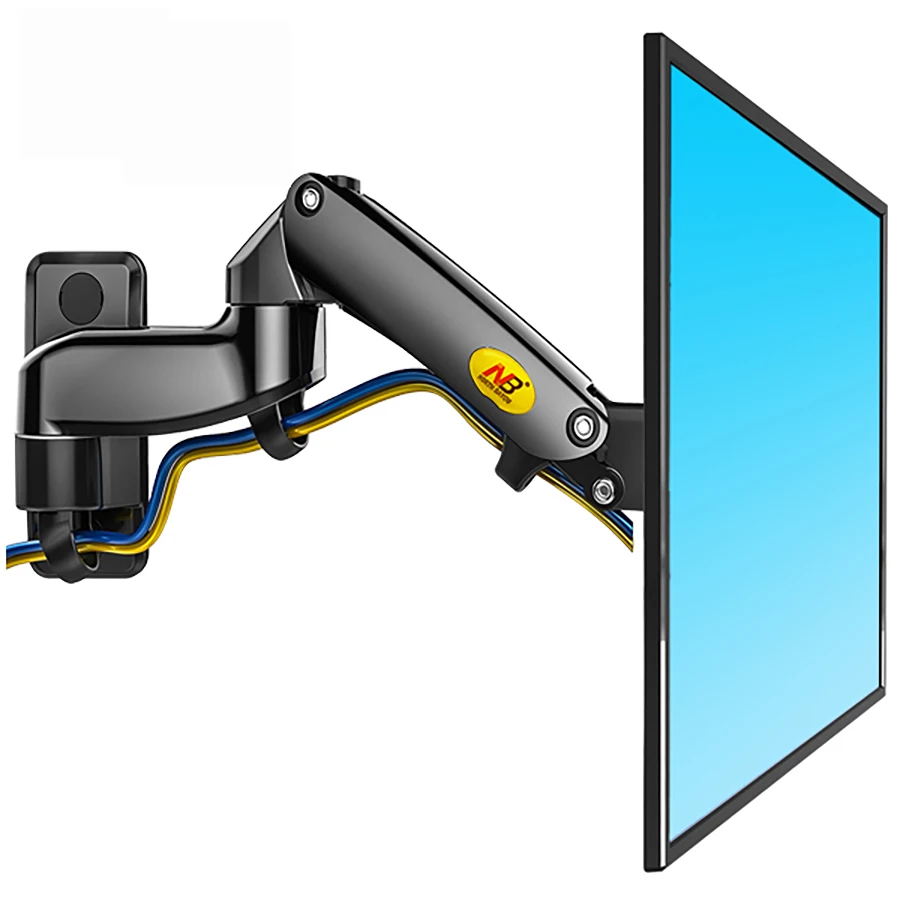 알루미늄 합금 거치대 모니터, 가스 용수철 암, LED LCD TV 벽걸이, 로딩 2-7kg, F150, 360 도, 17 인치-27 인치, 신제품