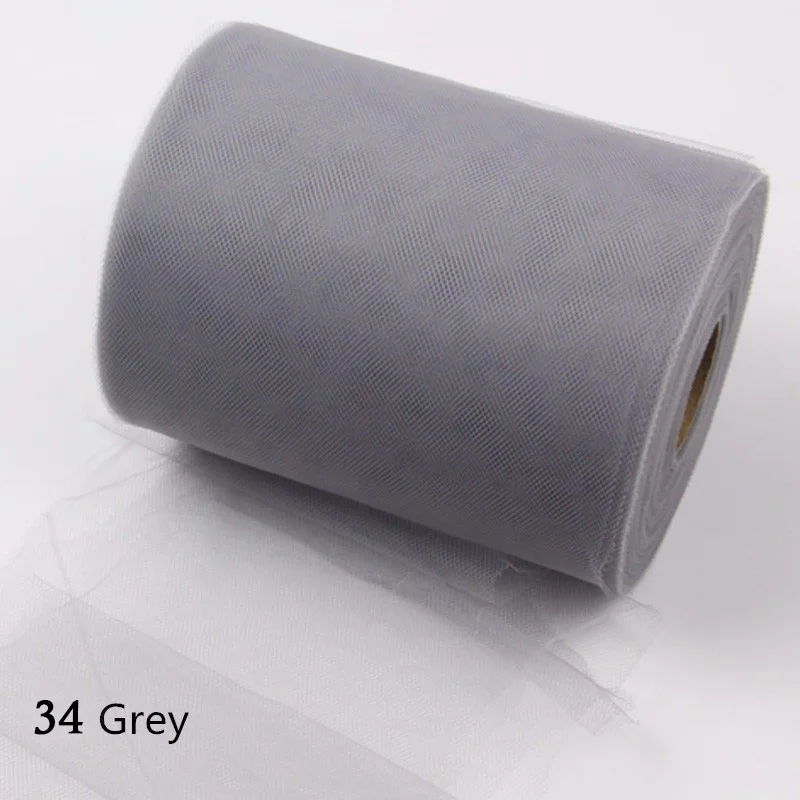 Mesh Tulle Roll 15cm 100 yards DIY Tutu Skirt Gift Wrapping For Birthday Baby Shower Christmas Wedding Party Supply Kids Favors - Цвет: 34