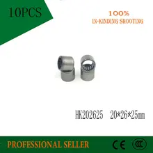 Hk2025 rolamentos de agulha 20*26*25mm 10 peças desenhado copo agulha rolamento de rolo tla2025z hk202625 7943/20