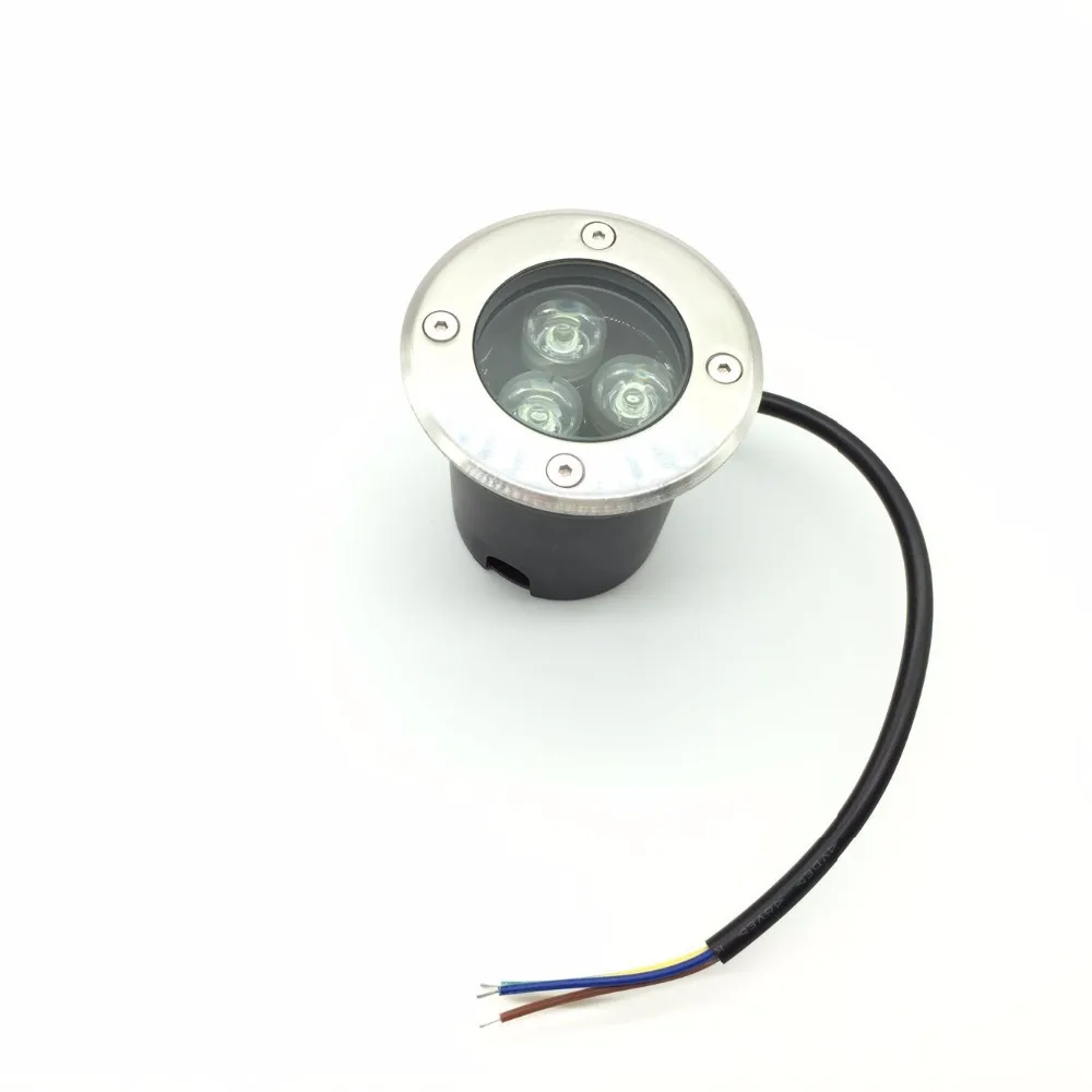 LED Underground lamp 3W Buried lamp LED garden lighting lamp AC85 265V