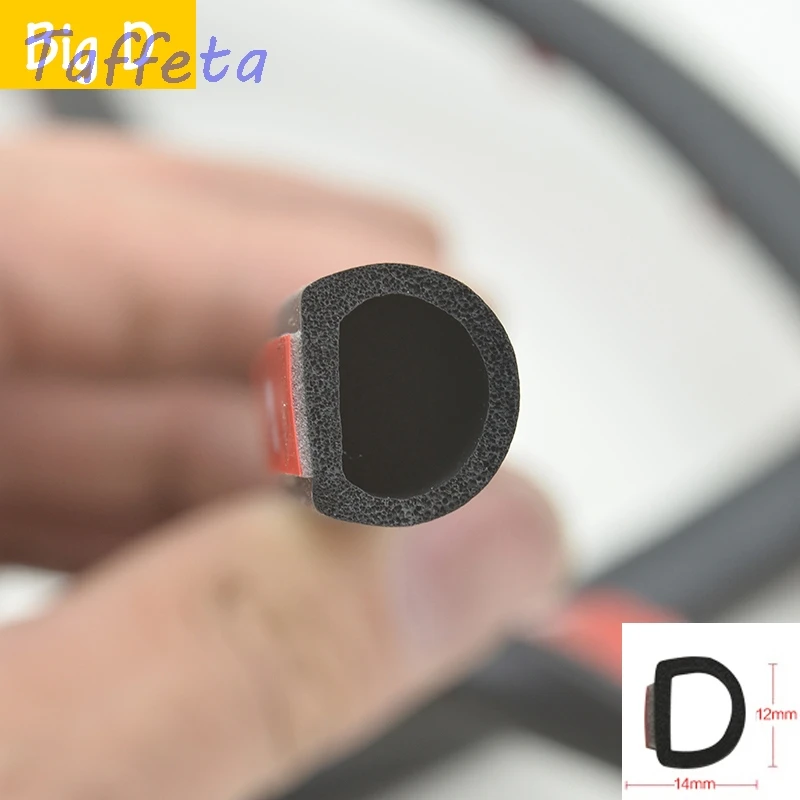 

2meters Big D-Shape Car Rubber Seal Windshield Seal Strip Dust proof Anti- Noise Sealing Strips