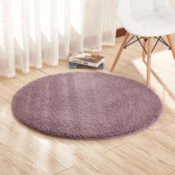 

Various Lamb velvet round carpet fitness yoga mat hanging basket computer chair cushion bedroom living room blanket bathroom rug