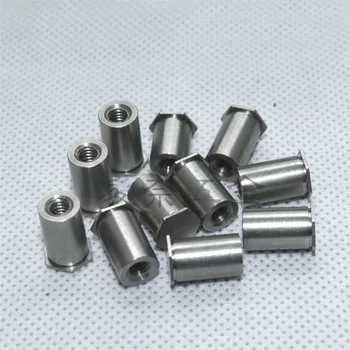 

10Pcs M2 M2.5 Blind hole pressure rivet nut column 4-12mm length mounting hole 4.2mmOD