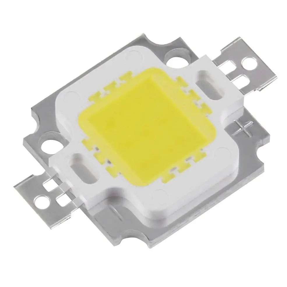 

10 PCS 10W LED SMD Chip Bulbs High Power With Waterproof LED Driver Supply