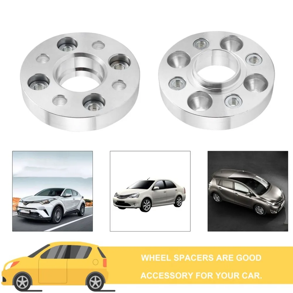 

2pcs 25mm 4x100 Cars Spacers Wheel Adapters Replacement For BMW For Seat For Skoda For Volkswagen VW Vehicles Accessories