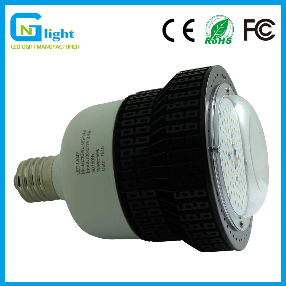 IP60 led high bay bulb 60w led replacement for 250 watt metal halide