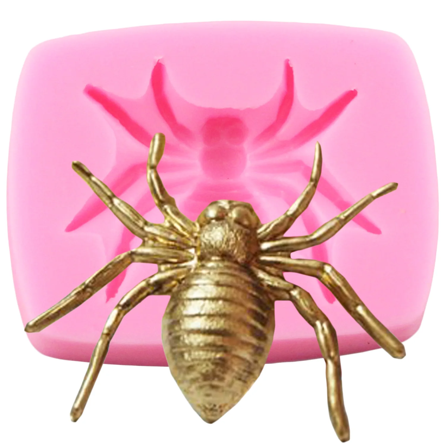 3D Spider Silicone Mold Fondant Molds Birthday Party Cake Decorating Tools Kitchen Baking Chocolate Candy Clay Moulds|Clay Extruders| - AliExpress