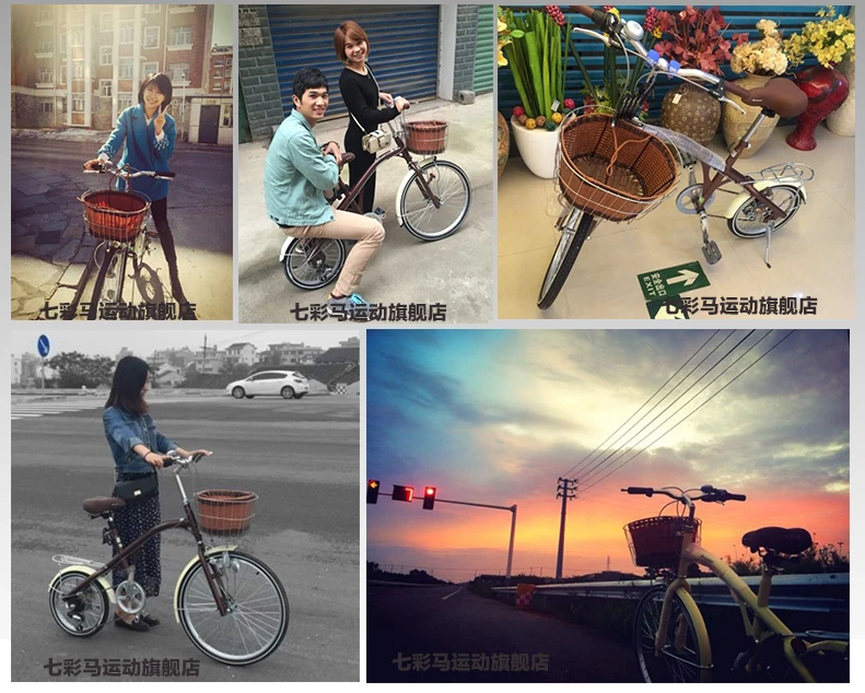 Excellent New X-Front brand Urban Retro 16/24 inch carbon steel women bicycle 6 speed bicycle 3