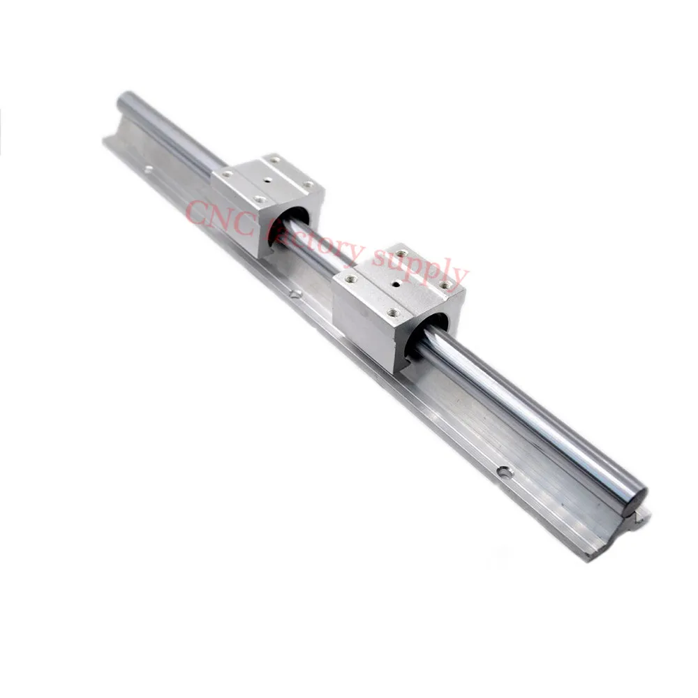 

Free shipping SBR12 12mm rail L400mm linear guide with 2pcs SBR12UU Set cnc router part linear rail