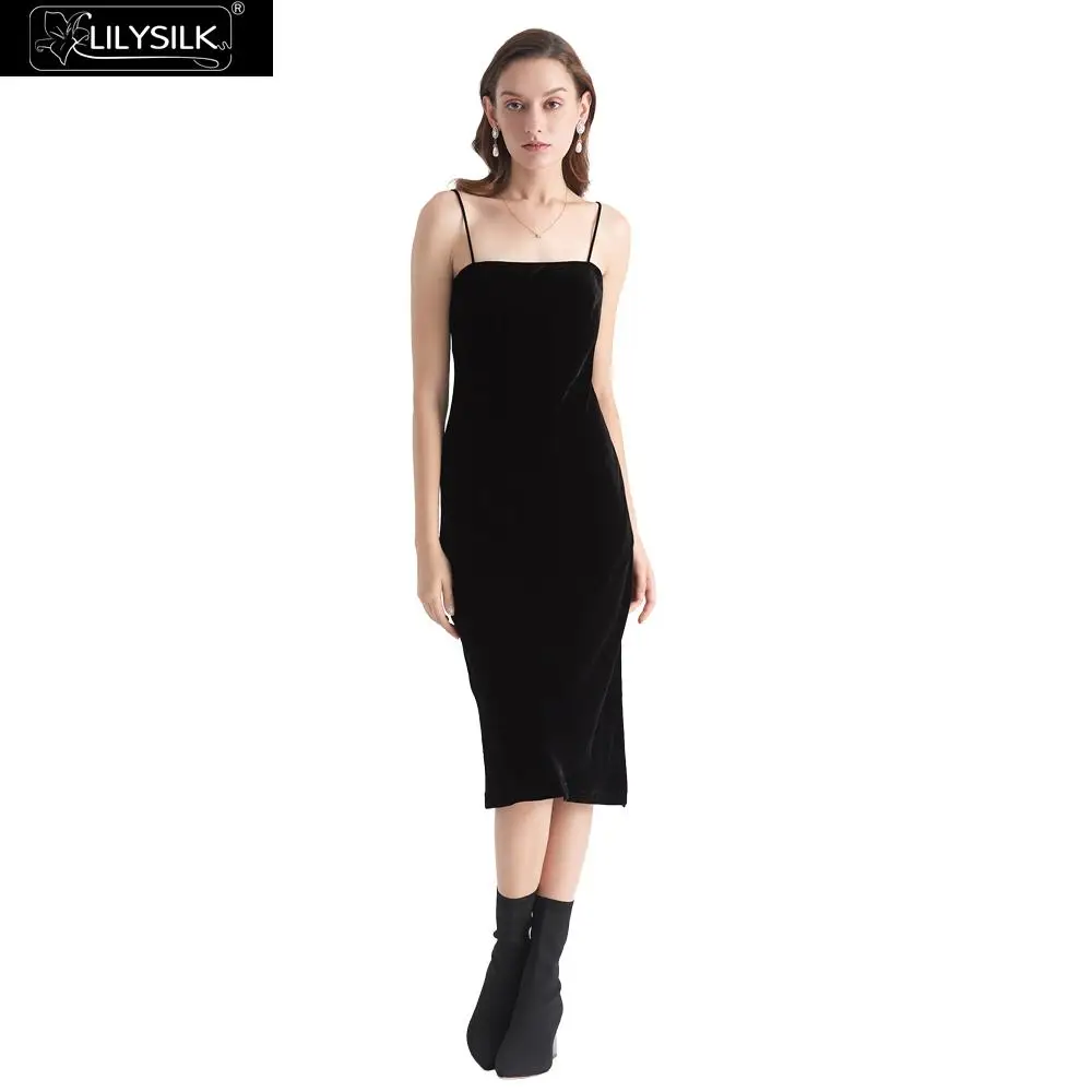 

LilySilk Dress Sexy Silk Slip Bodycon Ladies New Free Shipping