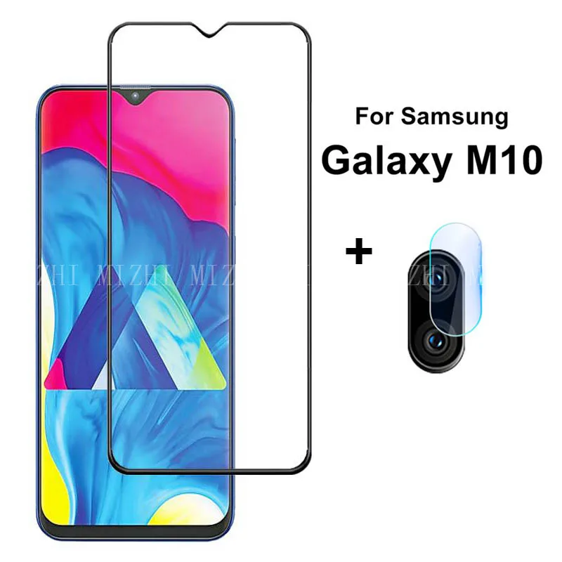 2в1 стекло камеры для Galaxy M10 Закаленное протектор экрана Samsung M20 M30 M 10 20 30 задняя