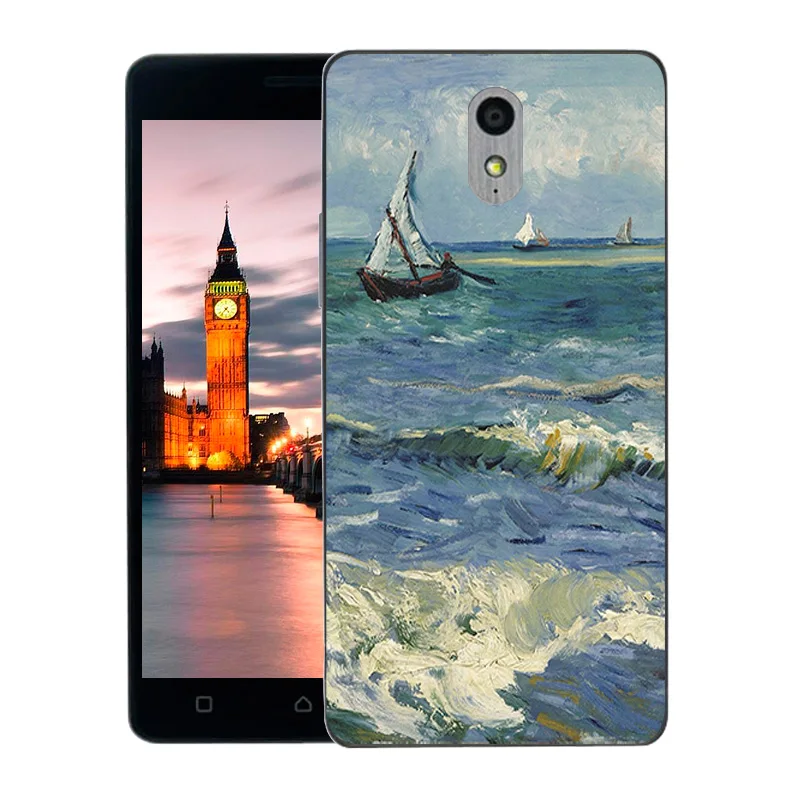 Чехол для Lenovo Vibe P1M Модный чехол с принтом мягкий из ТПУ Для P1ma40 телефона P1 m сумка 5