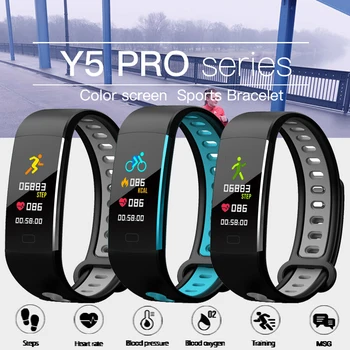 

New Smart Bracelet Fitness Tracker Heart Rate Blood Pressure Monitor Smart Watch Men Sports Bracelet Pedometer Fitness Bracelet