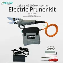 Электрические секаторы для виноградника и резки фруктовых деревьев, диаметр резки 30 мм, Сертифицировано CE, samsung литиевая батарея