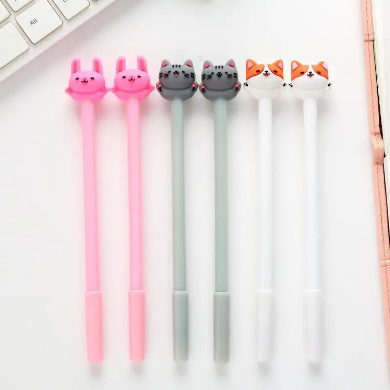 

Jonvon Satone 30 Pcs Cartoon Pen Stationery Cute Cat Neutral Pen Student Black 0.5mm Learning Prizes Office Supplies For School