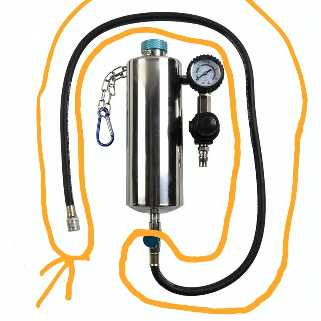 

quick coupler and oil outlet pipe for autool C100 Non-Dismantle Fuel System Injector Cleaner