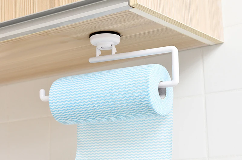 KHGDNOR Вакуумная присоска бумажная вешалка для полотенец рулон бумажная стойка держатель для хранения клейкая Полка для полотенец для ванной комнаты кухонные инструменты