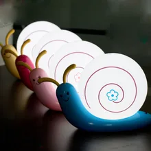 Детская спальня Улитка перезаряжаемый светодиодный ночник детский чистый белый свет светодиодный настенный светильник стол для кабинета лампы с USB зарядное устройство