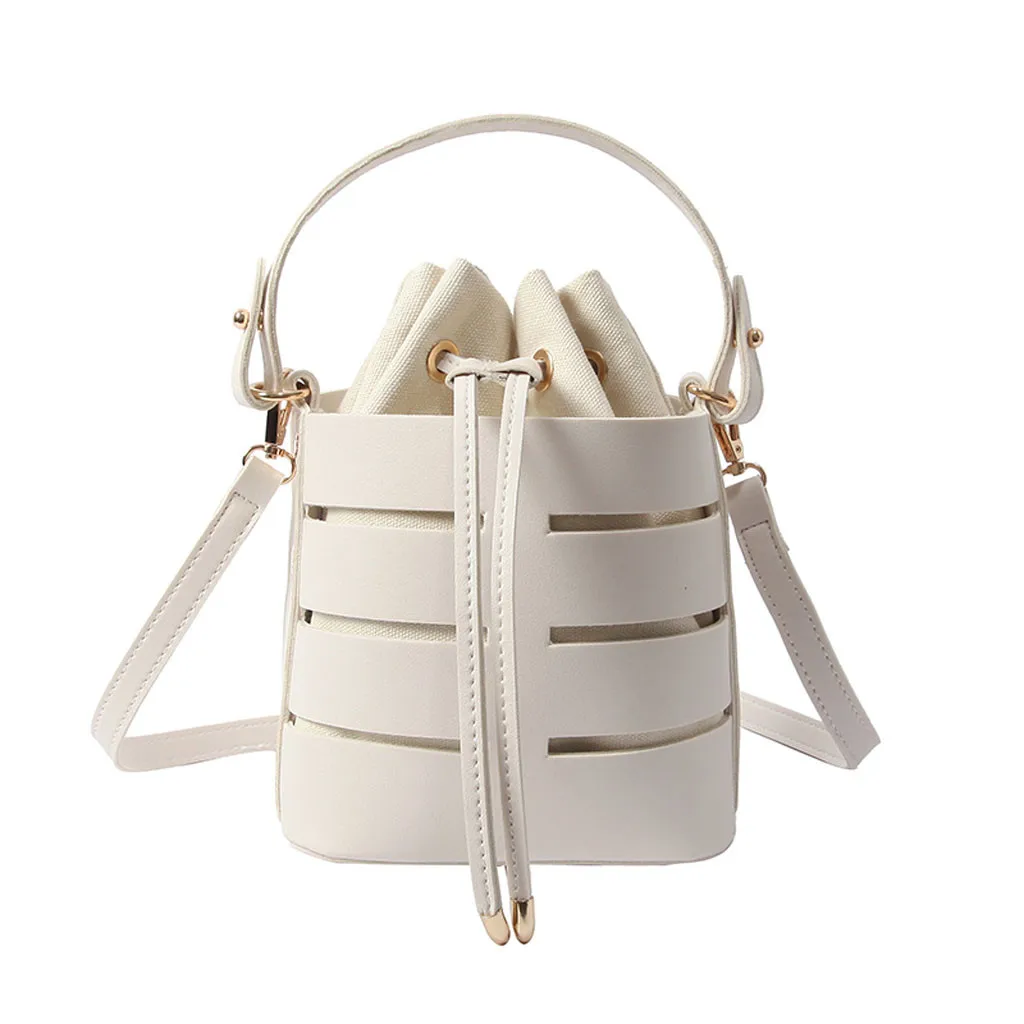 Новая женская модная сумка через плечо, многофункциональная сумка, многослойная Сумка, дизайнерская сумка Bolsa de ombro das mulheres#30 - Цвет: Белый