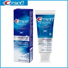 Гребень 3D белый бриллиант сильная блестящая мята зубная паста 3,5 унций укрепляет фторид эмали Антикоррозийная зубная паста
