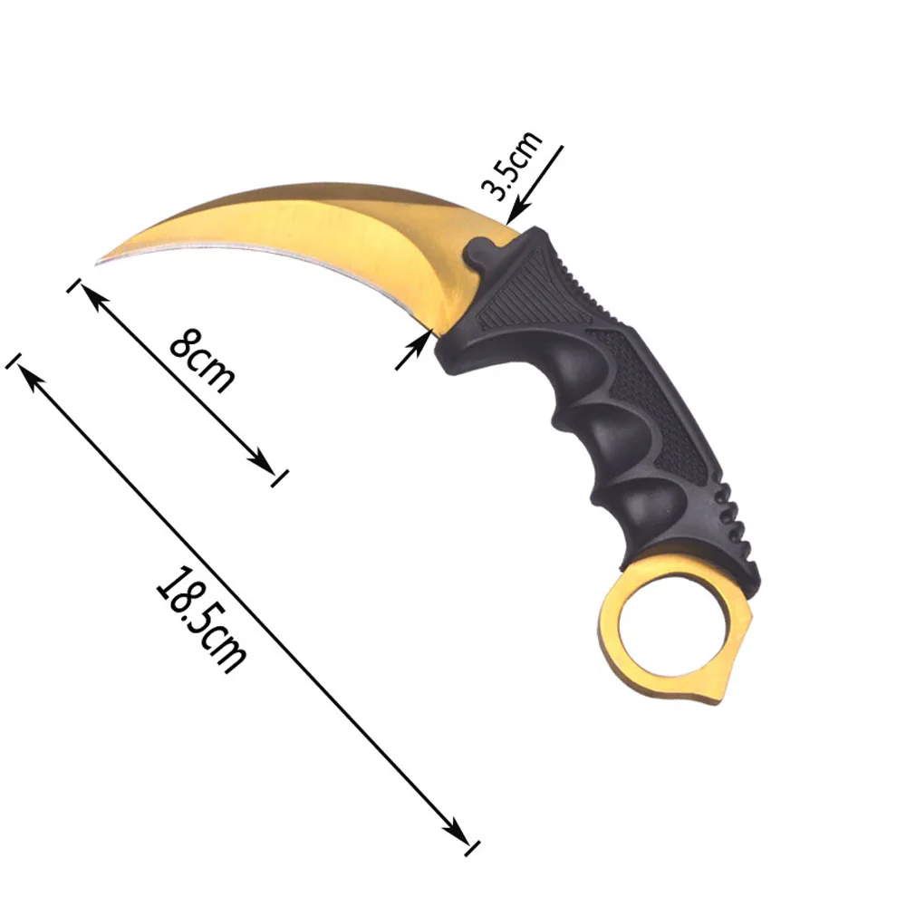 Новое поступление практичные уличные ножи CSGO Karambit ударные для выживания боевые