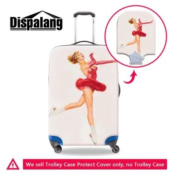 

Dispalang Case On Suitcase Travel On Road Luggage Protective Cover For 18~30 Inch Trolley Case Fancy Skating Women Luggage Cover