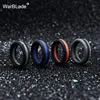 WBL Silicone Ring Men Women Engagement Wedding Rings Colorful Three Layered Hypoallergenic Crossfit Flexible Rubber Finger Rings 2