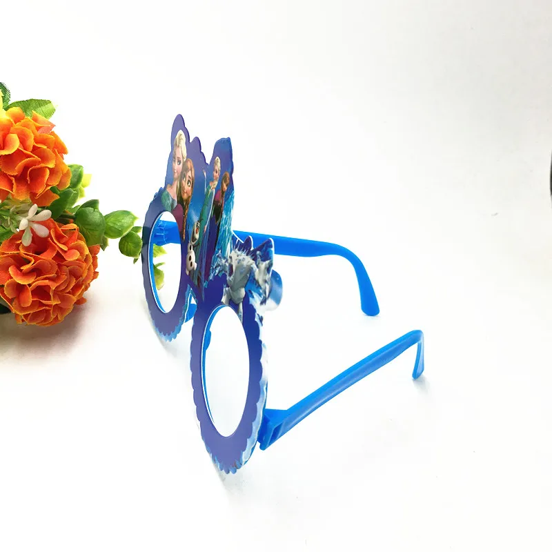 

1PCS/LOT ELSA MASK PLASTIC SPECTACLES BABY SHOWER ANNA PRINCES PARTY MASK KIDS BIRTHDAY PARTY DECORATION ELSA SPECTACLE FRAME